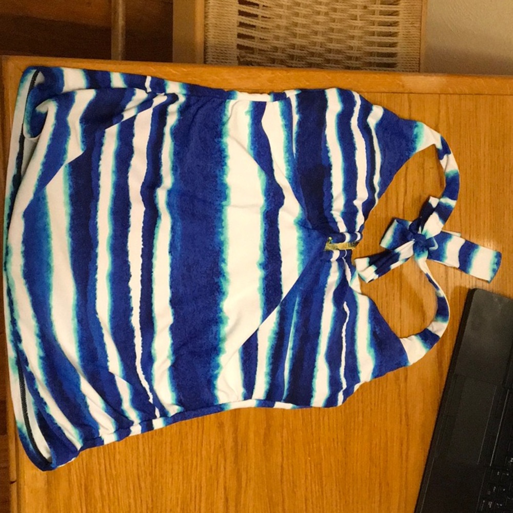 La Blanca halter swim top